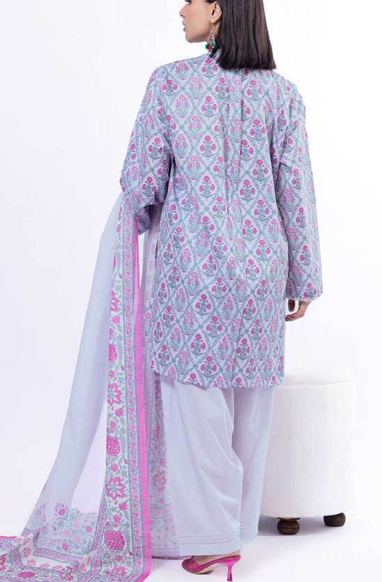 Khaadi - 3 Pcs Unstitched Lawn Lilac