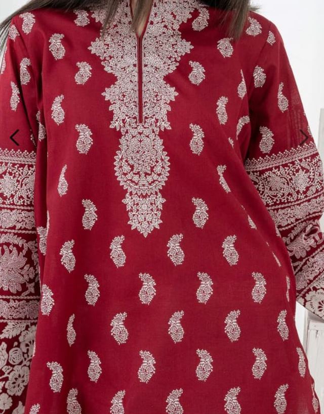 Limelight - 1 Pcs Maroon Cotton Shirt