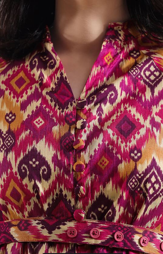 SAYA - 1 Pcs Printed Lawn Stitched Shirt