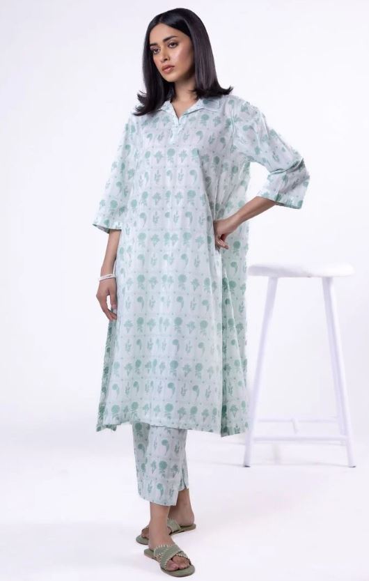 Khaadi - 2 Pcs Mint Green