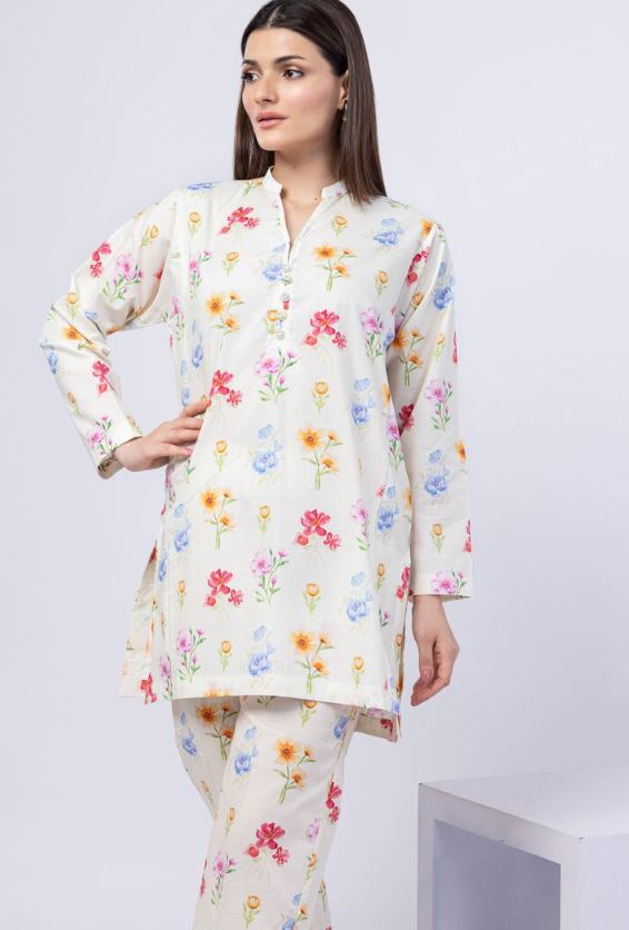 Khaadi - 2 Pcs Cream Candy