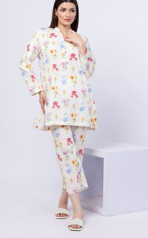 Khaadi - 2 Pcs Cream Candy