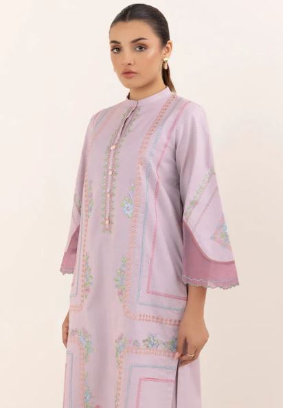 Sapphire - 2 Pcs Embroidered Cotton