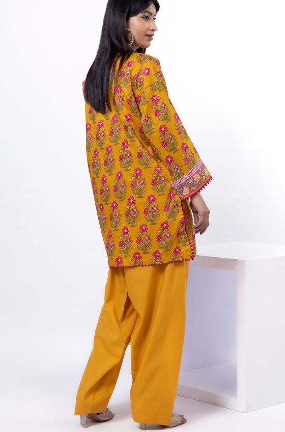 Khaadi - 2 PCs Unstitched Lawn Top and Bottom